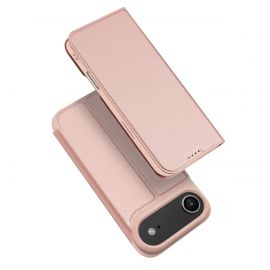 Rožinis-auksinis atverčiamas dėklas Apple iPhone 17 Air "Dux Ducis Skin Pro"