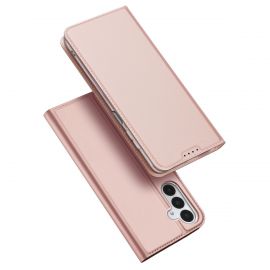 Rožinis-auksinis atverčiamas dėklas Samsung A175 A17 4G / A176 A17 5G "Dux Ducis Skin Pro"