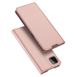 Rožinis-auksinis atverčiamas dėklas Samsung Galaxy A226 A22 5G "Dux Ducis Skin Pro"