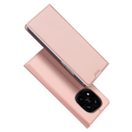 Rožinis-auksinis atverčiamas dėklas Xiaomi Redmi Note 14 Pro Plus 5G "Dux Ducis Skin Pro"