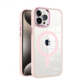 Rožinis dėklas Apple Iphone 12 Pro Max "Premium Mag Cover"