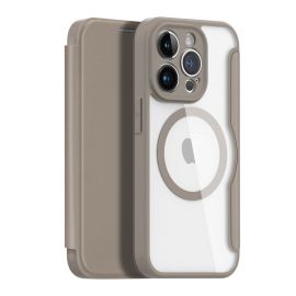 Rudas atverčiamas dėklas Apple iPhone 14 Pro "Dux Ducis Skin X Pro"