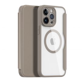 Rudas atverčiamas dėklas Apple iPhone 14 Pro Max "Dux Ducis Skin X Pro"