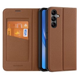 Rudas atverčiamas dėklas Samsung Galaxy A346 A34 5G "Dux Ducis Skin X2"