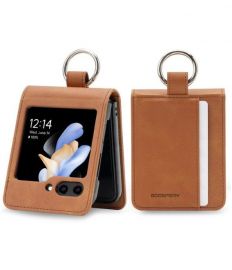 Rudas dėklas Samsung Galaxy F741 Z Flip 6 "Mercury Basic Diary"