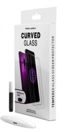 Skaidrus apsauginis stikliukas Samsung Galaxy S908 S22 Ultra 5G "Nano Optics 5D UV Glue"