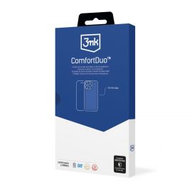 Skaidrus dėklas ir apsauginis stikliuko rinkinys 3mk ComfortDuo Clear telefonui Apple iPhone 13