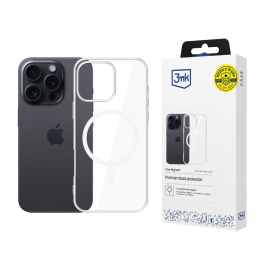 Skaidrus dėklas telefonui Apple iPhone 16 Pro "3mk Clear MagCase"