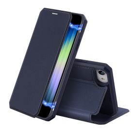 Tamsiai mėlynas atverčiamas dėklas Apple iPhone 7 / 8 / SE 2020 / SE 2022 "Dux Ducis Skin X"