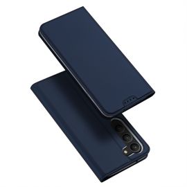 Tamsiai mėlynas atverčiamas dėklas Samsung Galaxy S911 S23 5G "Dux Ducis Skin Pro"