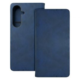 Tamsiai mėlynas atverčiamas dėklas Samsung S741 S26 FE "Smart Suede"