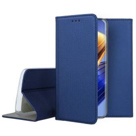 Tamsiai mėlynas atverčiamas dėklas Xiaomi Redmi A7 4G / Redmi A5 / Poco C71 (171,7x77,8x8,26) "Smart Magnet"