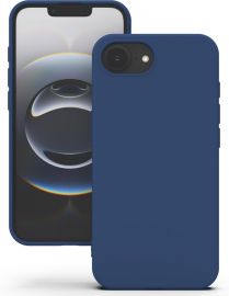 Tamsiai mėlynas dėklas Apple iPhone 16e "Mercury Silicone"