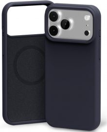 Tamsiai mėlynas dėklas Apple Iphone 17 Pro Max "Mercury Pure Magsafe Silicon"