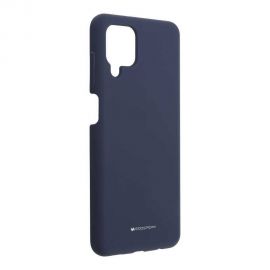 Tamsiai mėlynas dėklas Samsung Galaxy A125 A12 "Mercury Silicone"