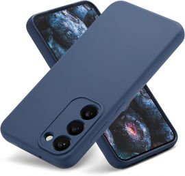 Tamsiai mėlynas dėklas Samsung Galaxy A346 A34 5G "Mercury Silicone"