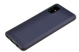 Tamsiai mėlynas dėklas Samsung Galaxy A515 A51 "Mercury Soft"