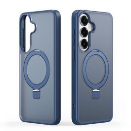 Tamsiai mėlynas dėklas Samsung S942 S26 „Dux Ducis Yind Magsafe Stand”