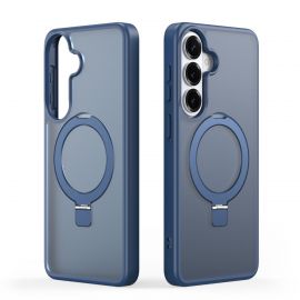 Tamsiai mėlynas dėklas Samsung S947 S26 Plus "Dux Ducis Yind Magnetic Stand"