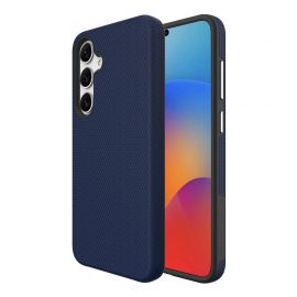 Tamsiai mėlynas dėklas telefonui Samsung S926 S24 Plus / S936 S25 Plus "Perfectionists Triangle"