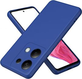 Tamsiai mėlynas dėklas Xiaomi Redmi Note 13 Pro 5G / Poco X6 5G "Liquid Silicone" 1.5mm