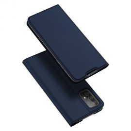 Tamsiai mėlynos spalvos atverčiamas dėklas Samsung Galaxy A525 A52 / A526 A52 5G "Dux Ducis Skin Pro"