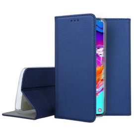 Tamsiai mėlynos spalvos atverčiamas dėklas Samsung Galaxy A705 A70 "Smart Magnet"