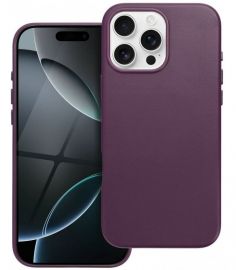 Tamsiai violetinis dėklas Apple iPhone 16 Pro Max "Mag Leather"