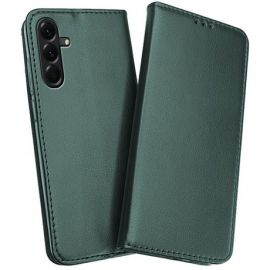 Tamsiai žalias atverčiamas dėklas Samsung A566 A56 5G "Smart Magnetic"