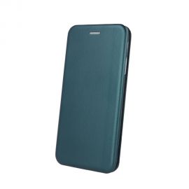 Tamsiai žalias atverčiamas dėklas Samsung G973 S10 "Book Elegance"