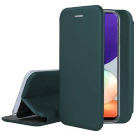 Tamsiai žalias atverčiamas dėklas Samsung Galaxy S921 S24 "Book Elegance"