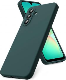 Tamsiai žalias dėklas Samsung A266 A26 5G "Mercury Silicone"