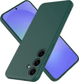 Tamsiai žalias dėklas Samsung A566 A56 5G "Mercury Silicone"