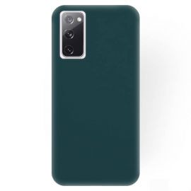 Tamsiai žalias dėklas Samsung Galaxy S20 FE / S20 Lite "Rubber TPU"