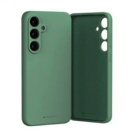 Tamsiai žalias dėklas Samsung S731 S25 FE "Mercury Silicone"