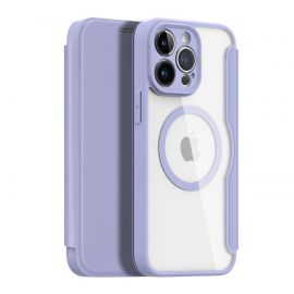 Violetinis atverčiamas dėklas Apple iPhone 14 Pro Max "Dux Ducis Skin X Pro"