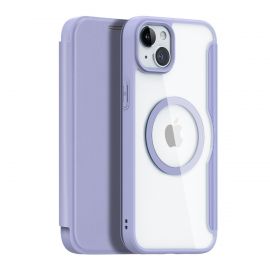 Violetinis atverčiamas dėklas Apple iPhone 15 Plus "Dux Ducis Skin X Pro"