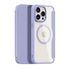Violetinis atverčiamas dėklas Apple iPhone 15 Pro Max "Dux Ducis Skin X Pro"