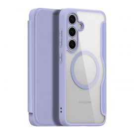 Violetinis atverčiamas dėklas Samsung S921 S24 "Dux Ducis Skin X Pro"