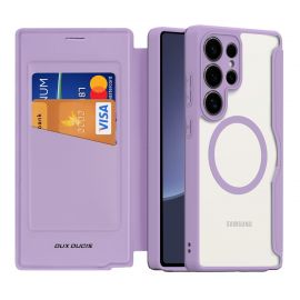 Violetinis atverčiamas dėklas Samsung S938 S25 Ultra "Dux Ducis Skin X Pro"