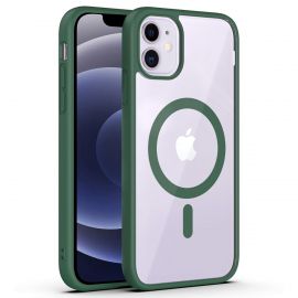 Žalias dėklas Apple Iphone 12 "Premium Mag Cover"