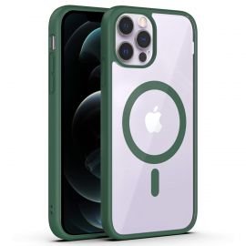 Žalias dėklas Apple Iphone 12 Pro Max "Premium Mag Cover"
