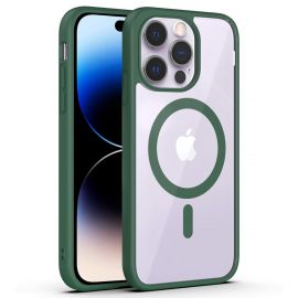 Žalias dėklas Apple Iphone 13 Pro Max "Premium Mag Cover"