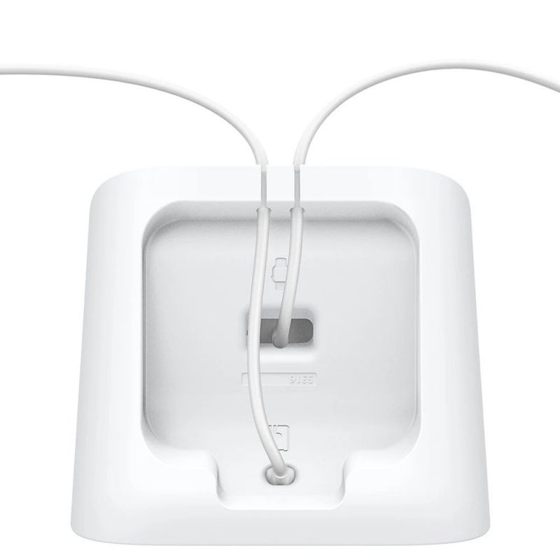 Balta įkrovimo stotelė SPIGEN S316 2IN1 IPHONE \u0026 WATCH