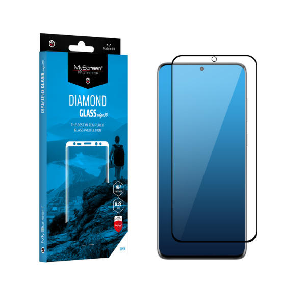 Juodas apsauginis ekrano stiklas Samsung Galaxy G986 S20 Plus \