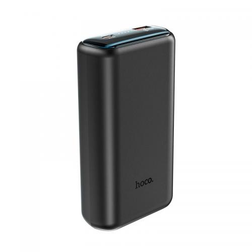 Juoda išorinė baterija Power Bank Hoco Q1A Type-C PD 20W+Quick Charge 3.0 (3.0A) 20000mAh