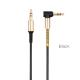 Juodas Audio adapteris Hoco UPA02 AUX 3,5mm į 3,5mm